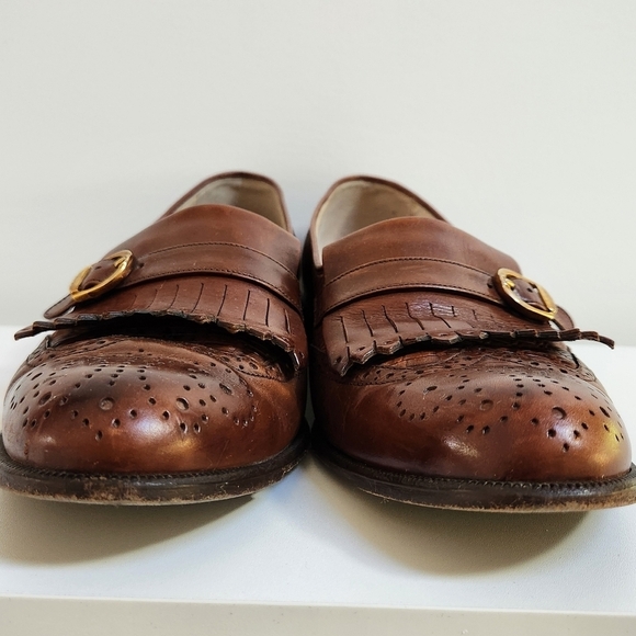 Florsheim Barletta Series Men's Brown Leather Wingtip Loafer Size 9D - Picture 5 of 12